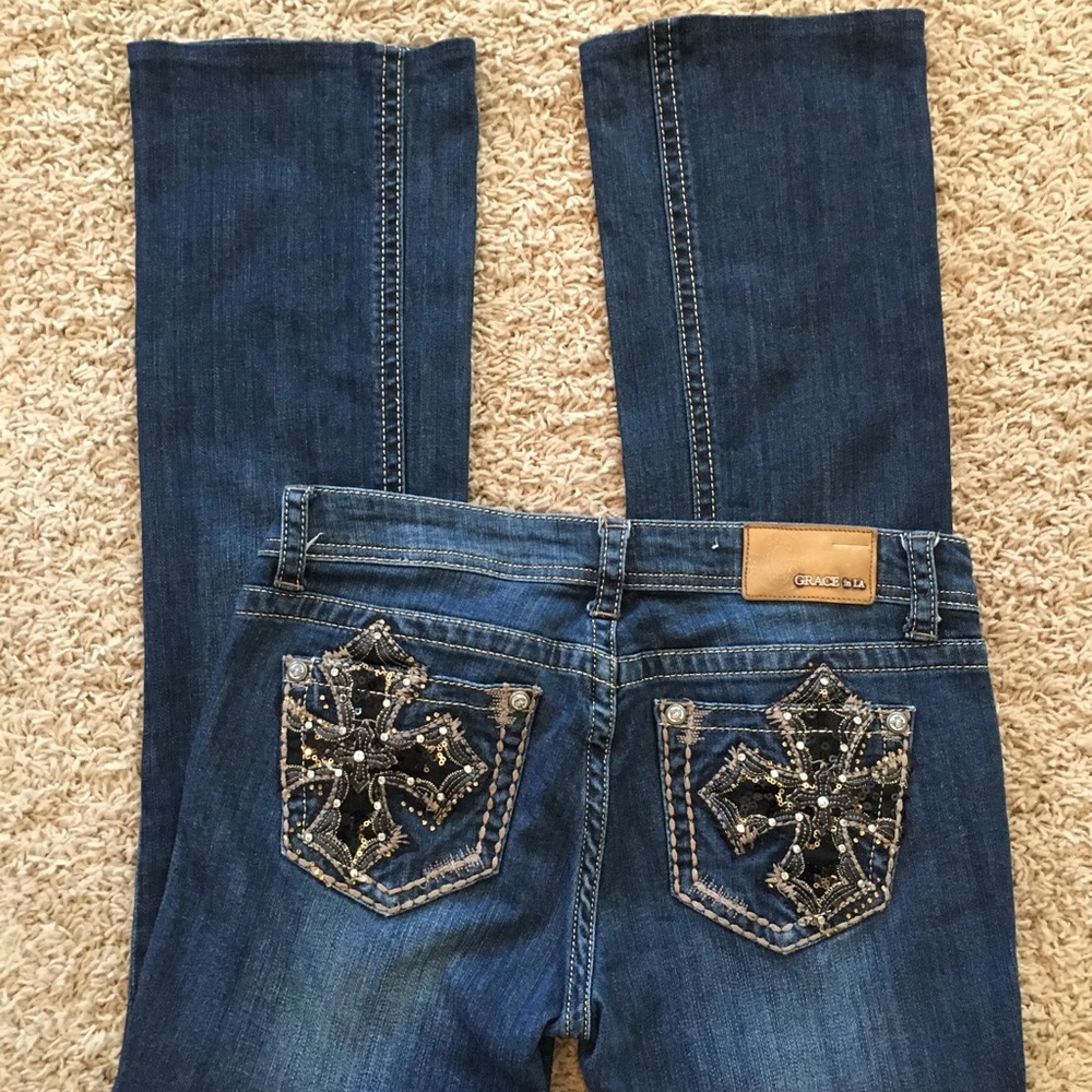 *Reserved for CP* - - Grace in LA Bootcut Jeans